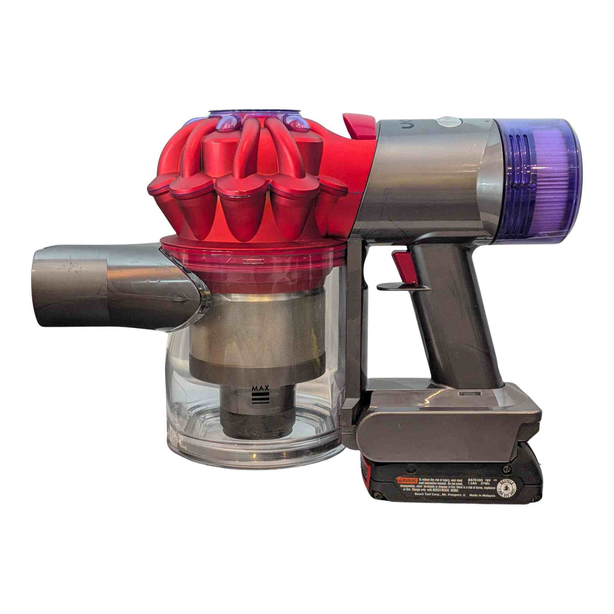 Bosch 18V GBA (Blau) auf Dyson V7 Akkuadapter