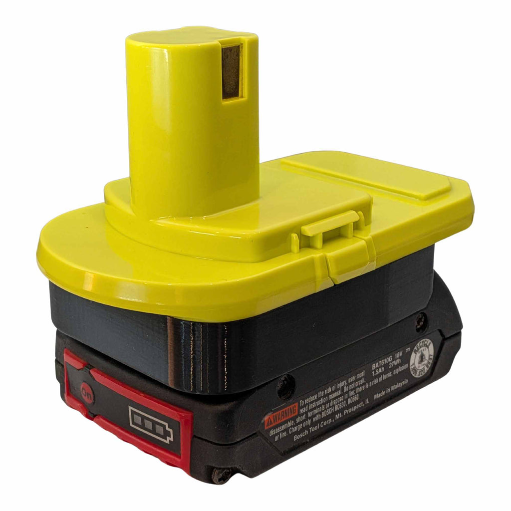 Bosch 18V GBA (Blau) auf Ryobi 18V ONE+ Akkuadapter