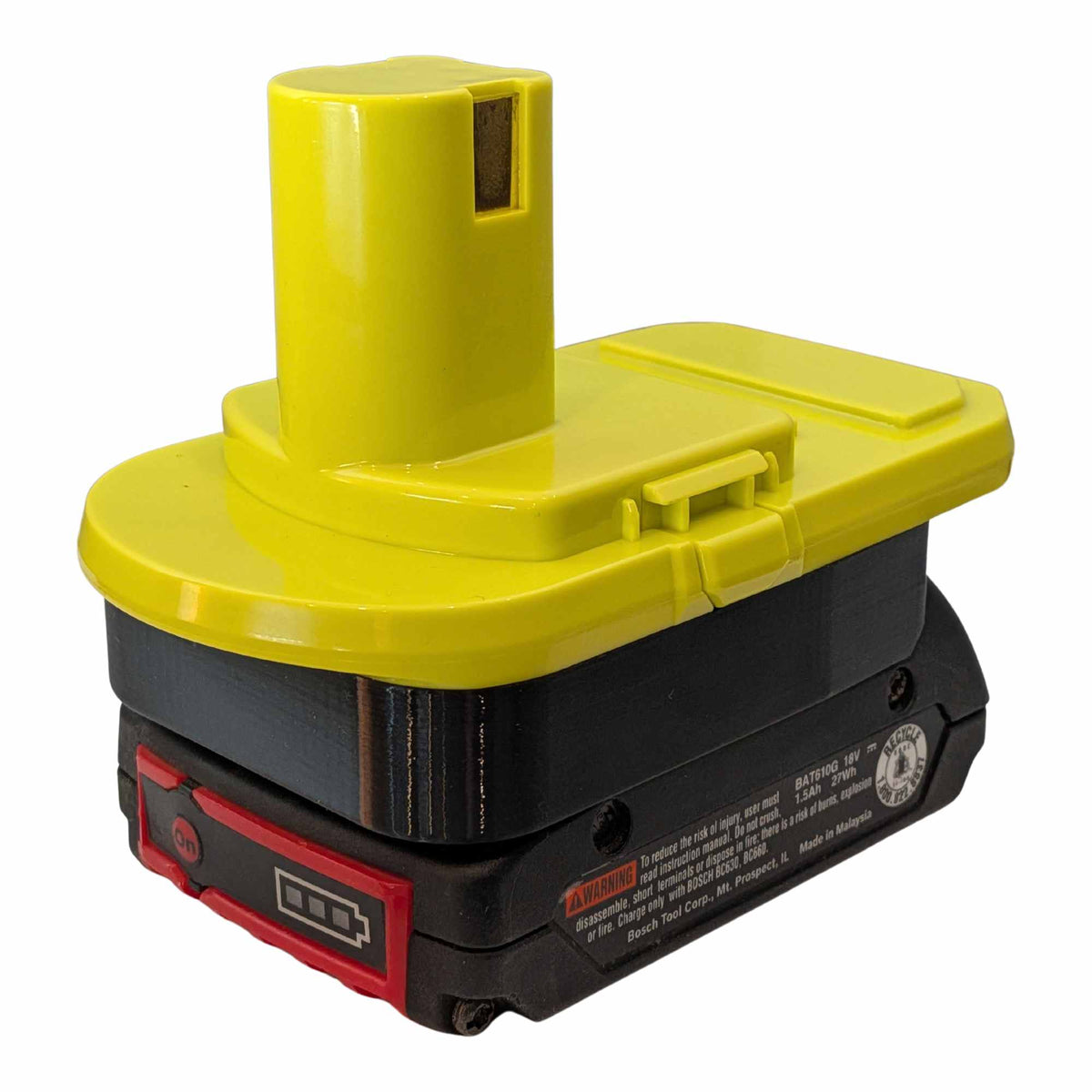 Bosch 18V GBA (Blau) auf Ryobi 18V ONE+ Akkuadapter