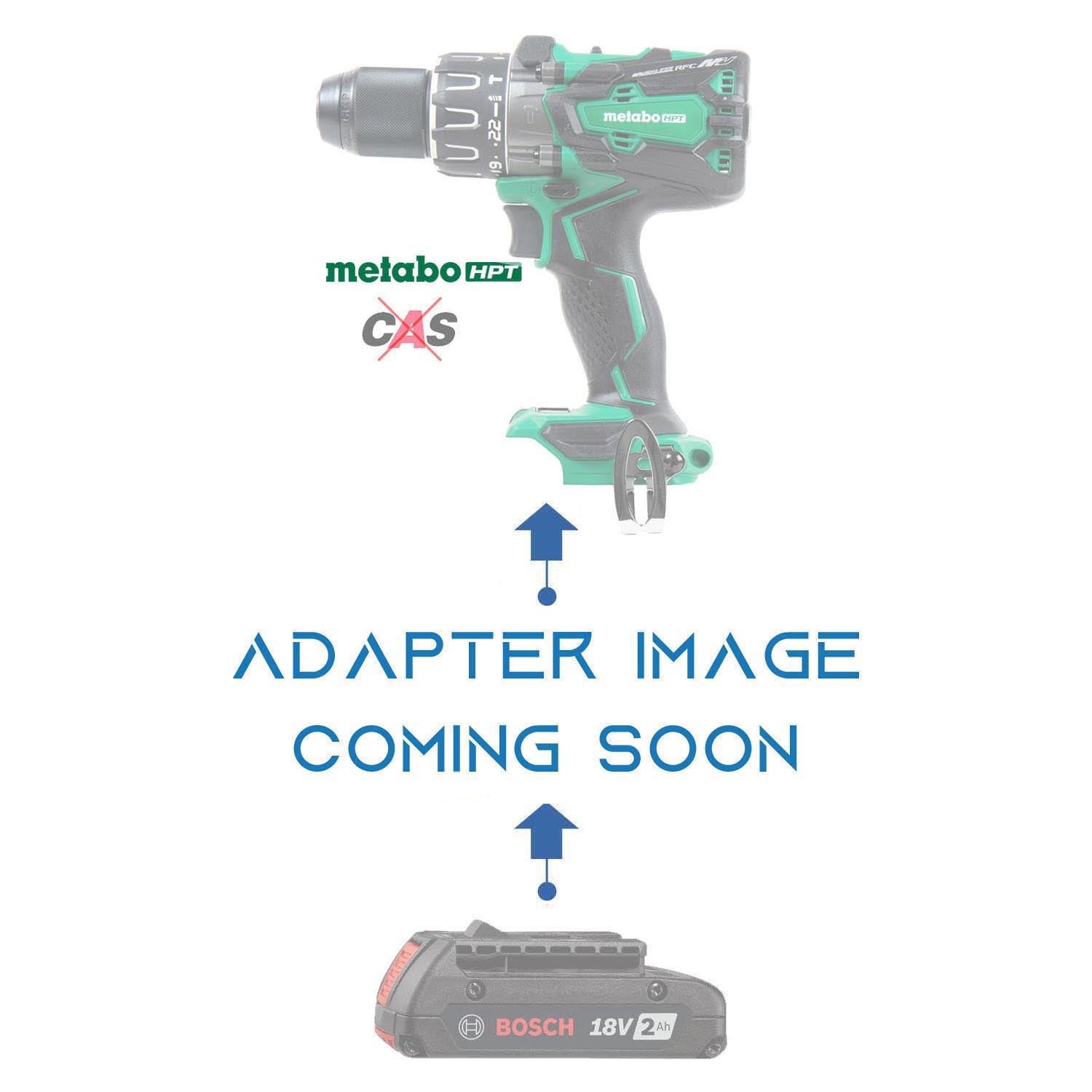 Bosch 18V GBA (Blau) auf Metabo HPT 18V Akkuadapter