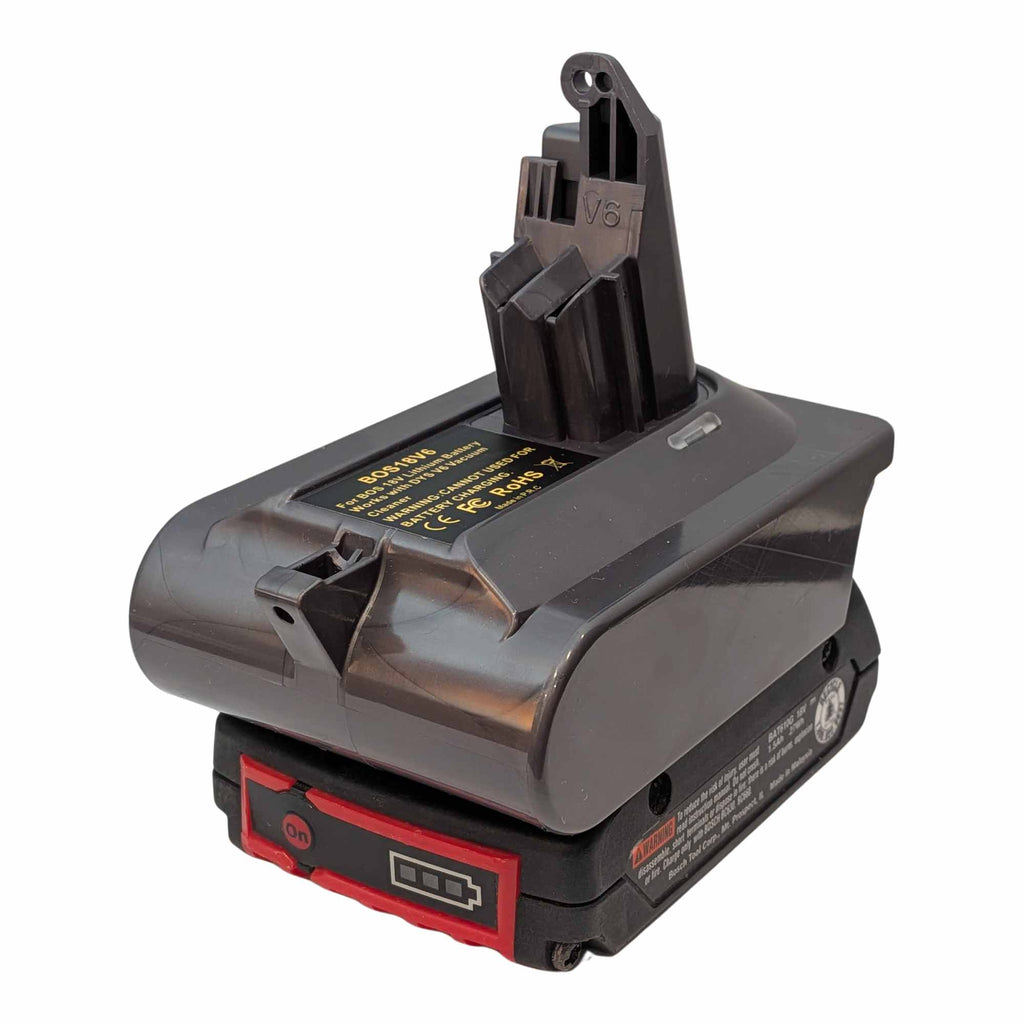 Bosch 18V GBA (Blau) auf Dyson V6 Akkuadapter