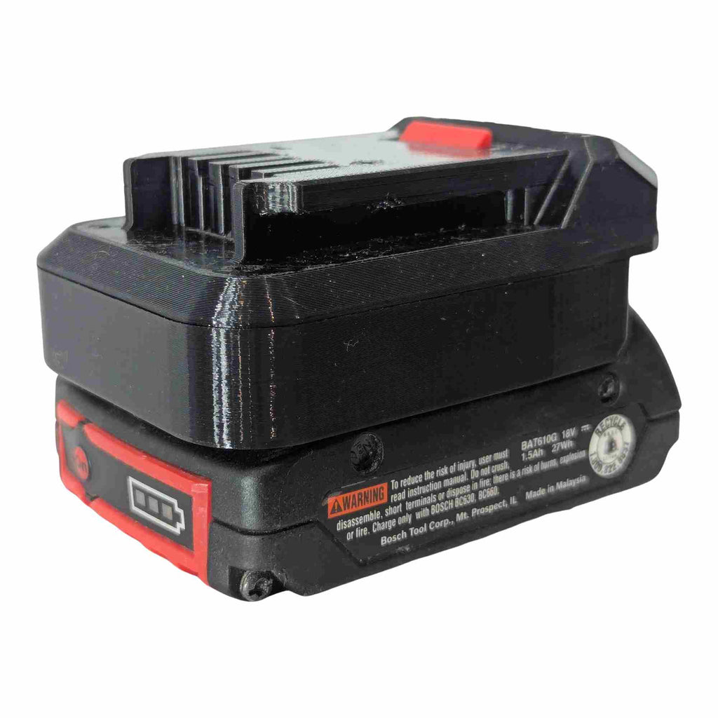 Bosch 18V GBA (Blau) auf Erbauer 18V EXT Akkuadapter