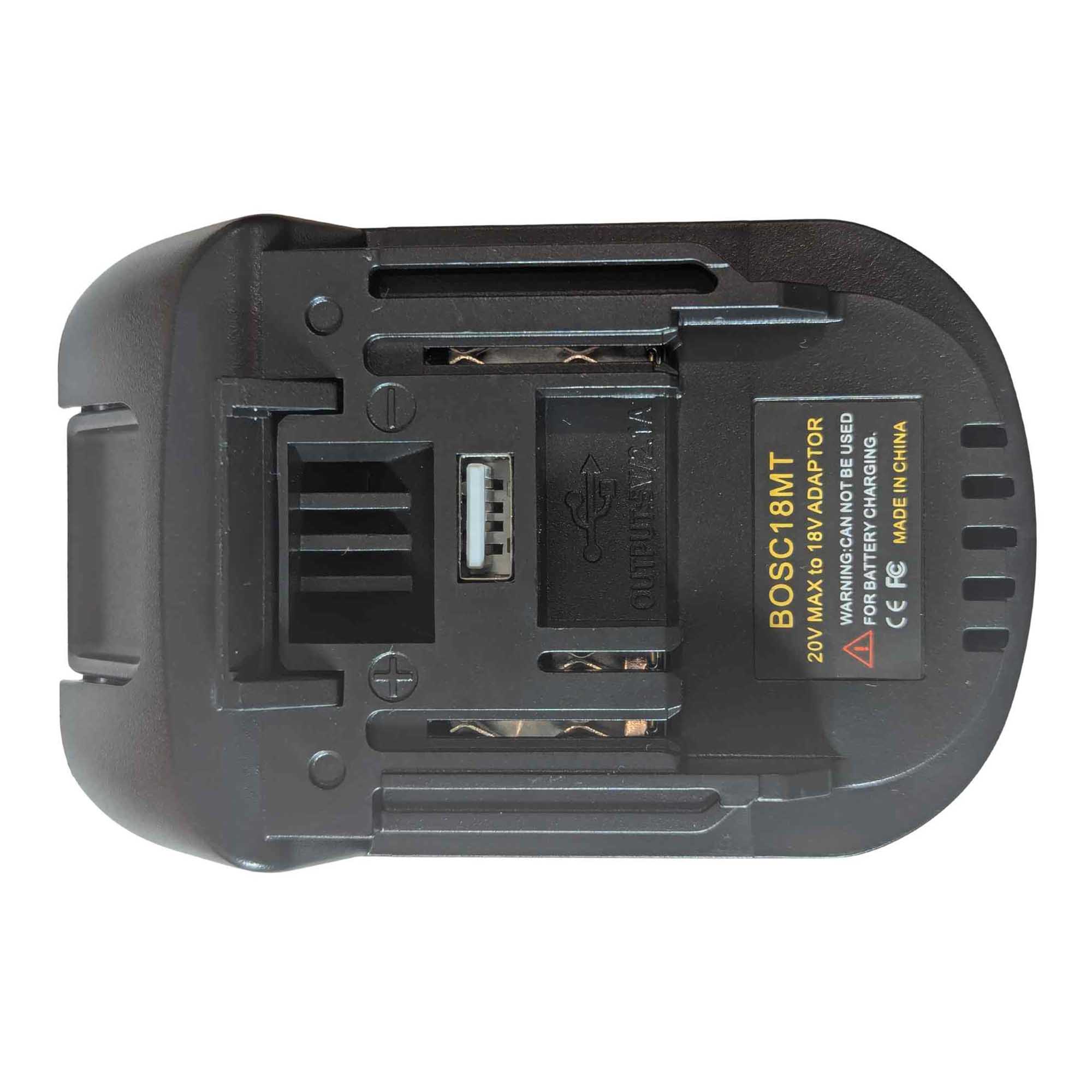 Bosch 18V PBA (Grün) auf RIDGID 18V ROT Akkuadapter
