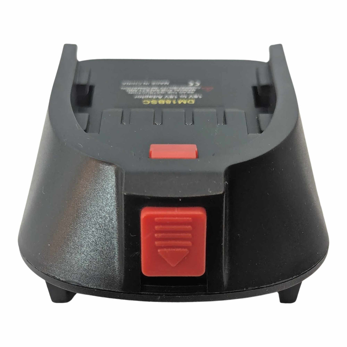 DeWalt 20V MAX to Husqvarna 18V Aspire P4A battery adapter - release button