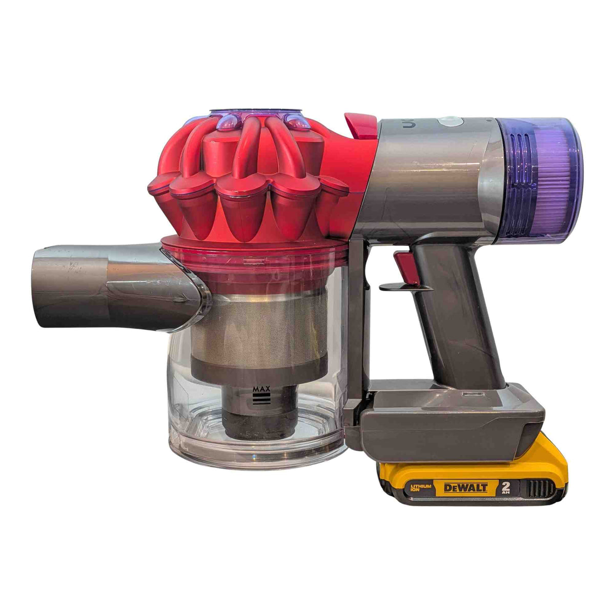 DeWalt 20V MAX auf Dyson V7 Akkuadapter