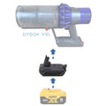 DeWalt 20V MAX auf Dyson V10 Akkuadapter