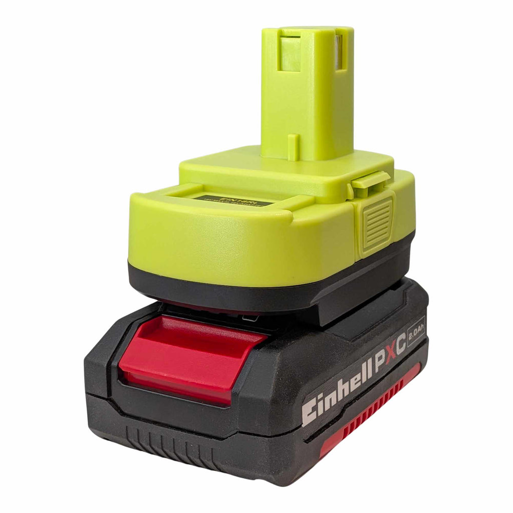 Einhell 18V PXC auf Ryobi 18V ONE+ Akkuadapter