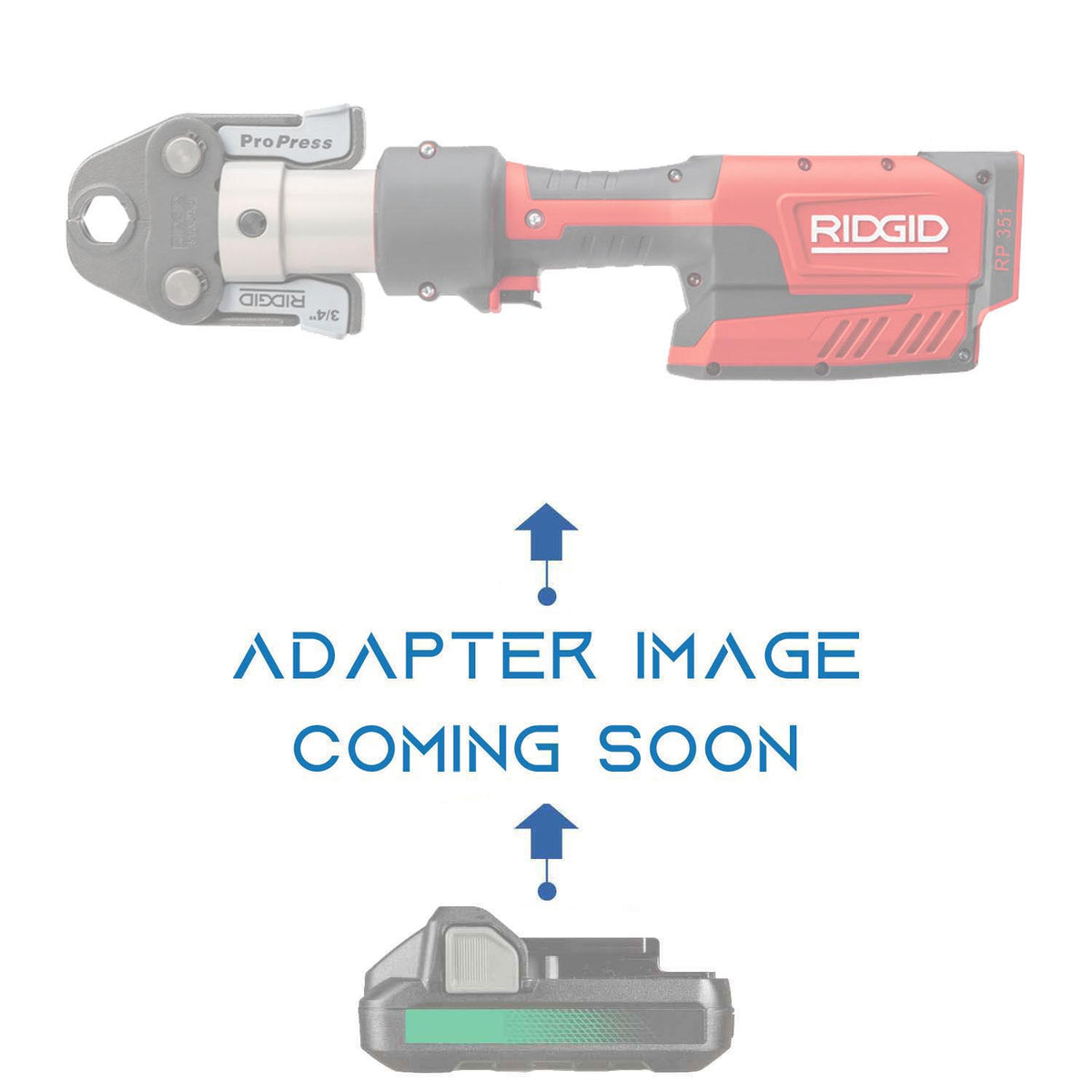 Metabo HPT 18V auf RIDGID 18V ROT Akkuadapter