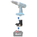 Milwaukee M18 auf Makita 18V Ni-Cd/Ni-MH Akkuadapter
