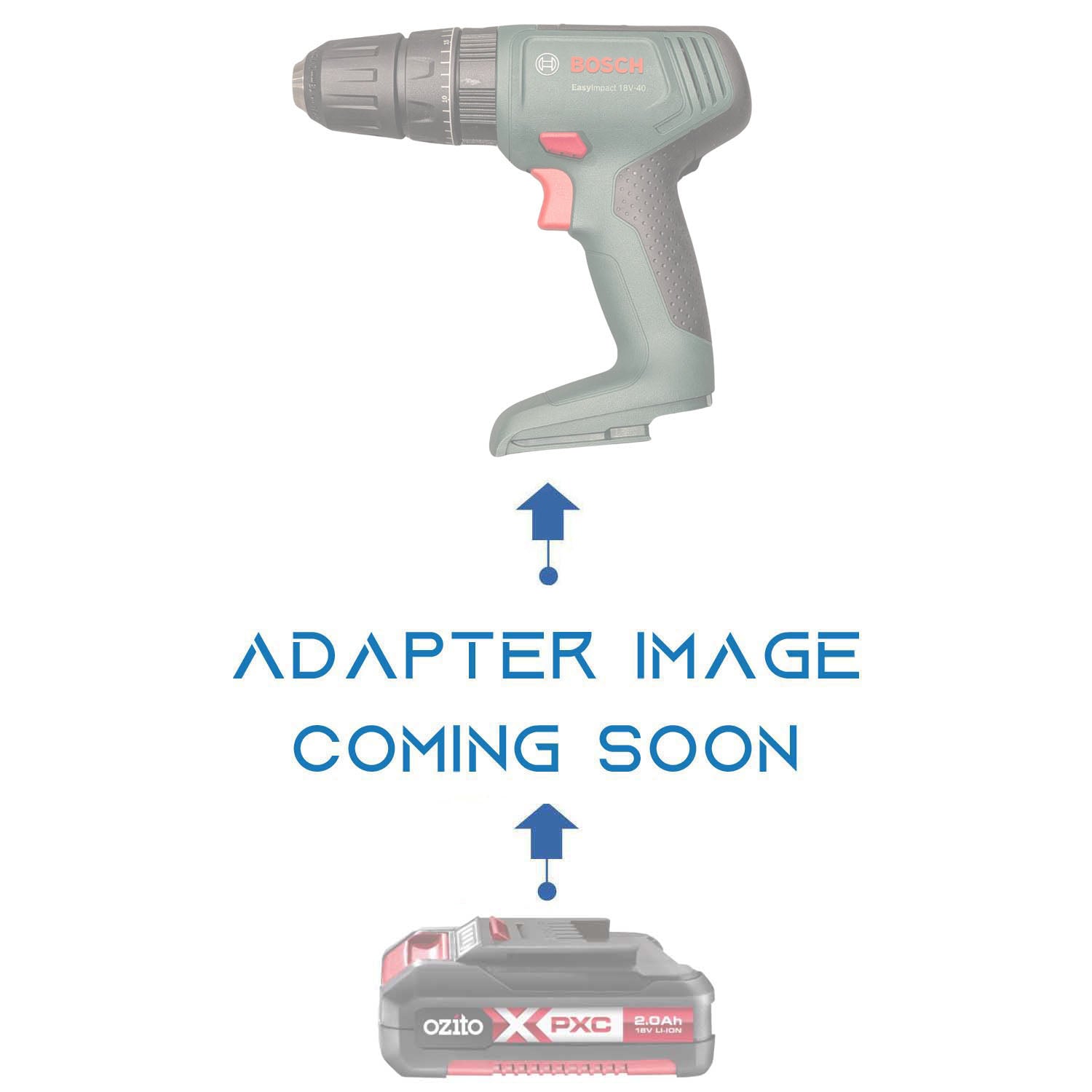 Ozito 18V PXC auf Bosch 18V PBA (Grün) Akkuadapter