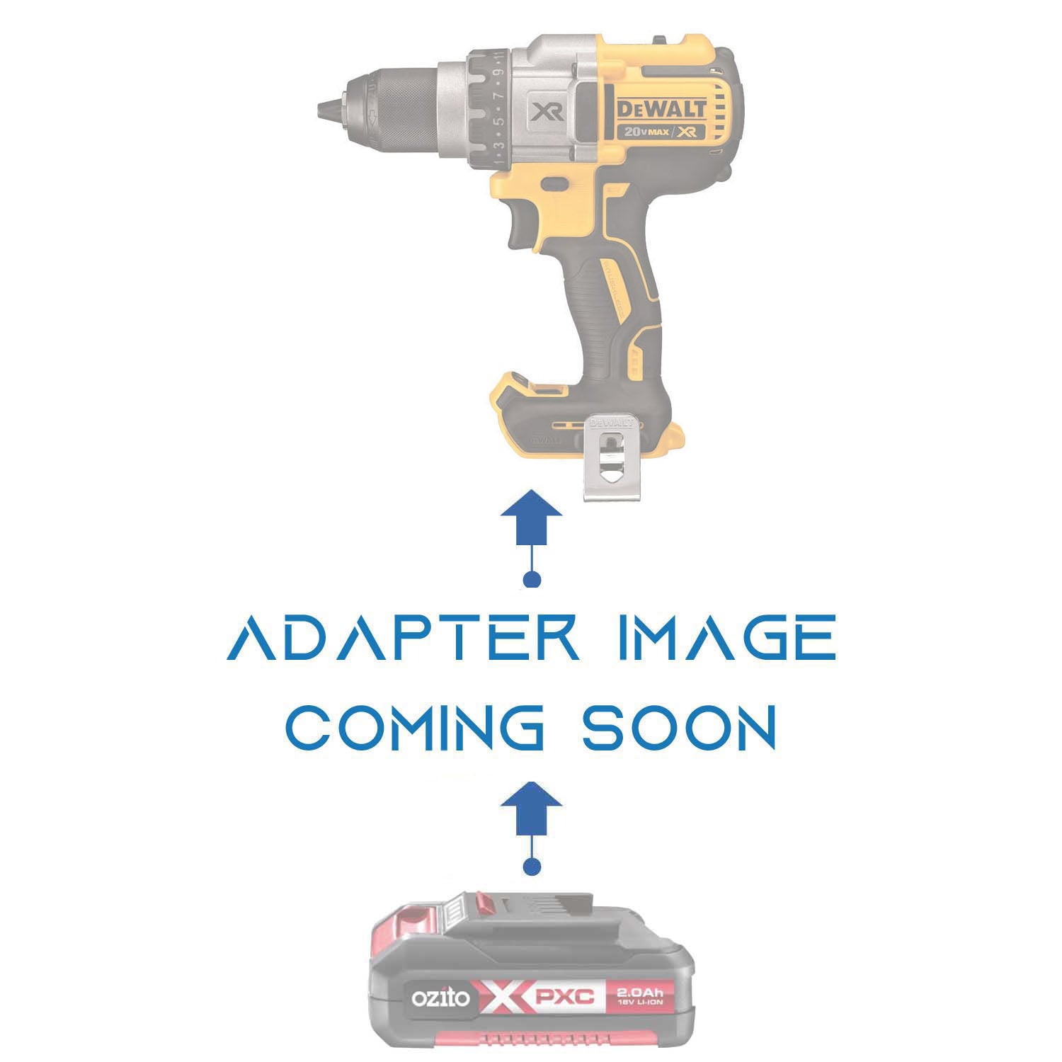 Ozito 18V PXC auf DeWalt 20V MAX Akkuadapter