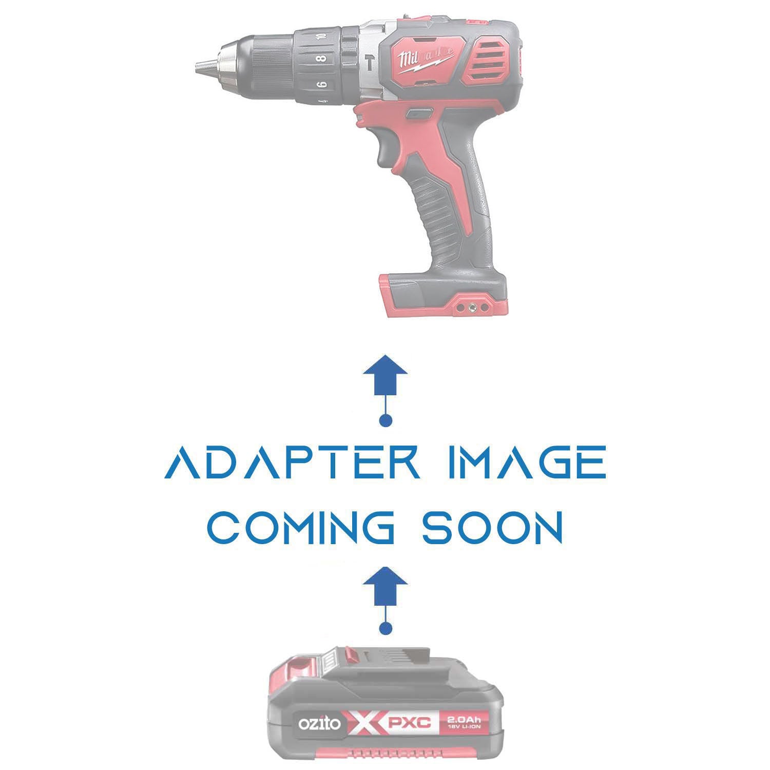 Ozito 18V PXC auf Milwaukee M18 Akkuadapter