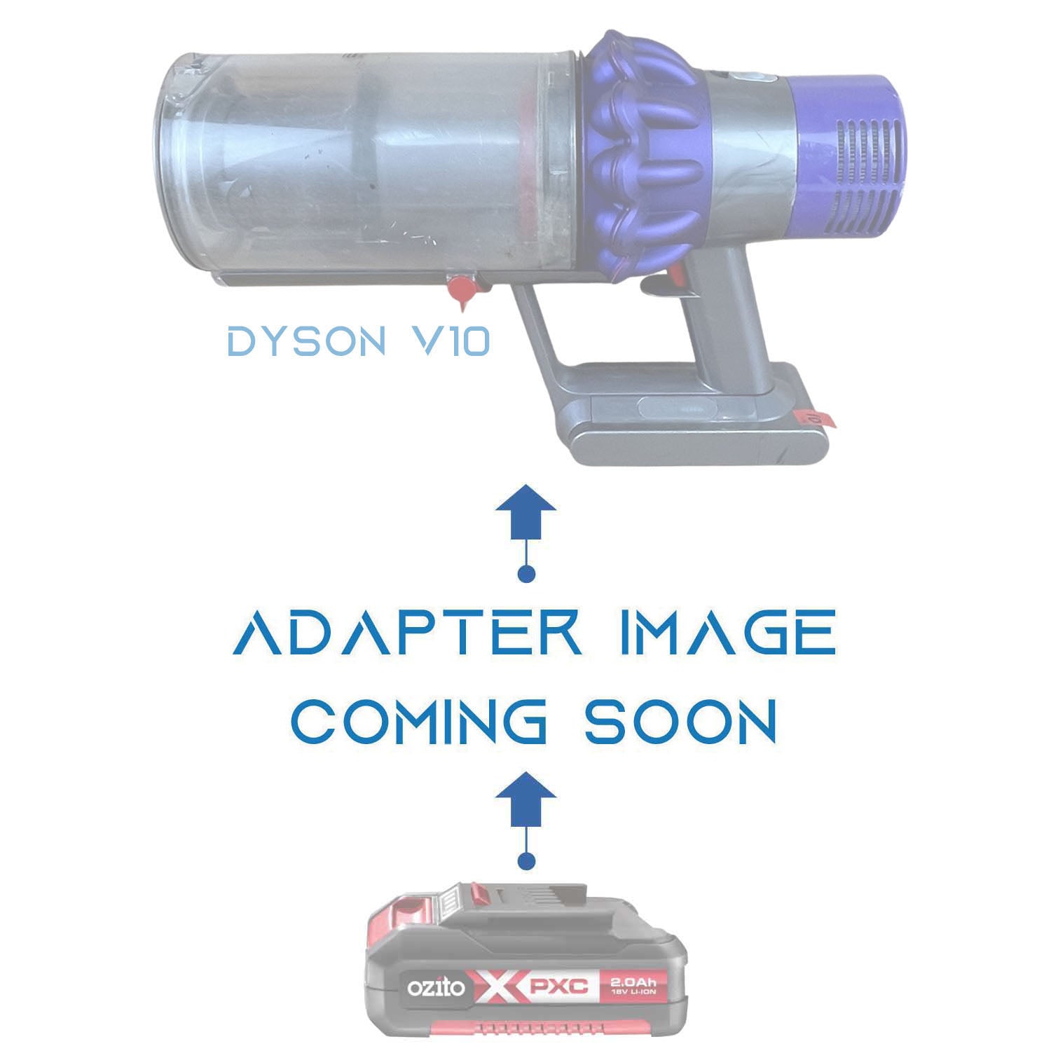 Ozito 18V PXC auf Dyson V10 Akkuadapter