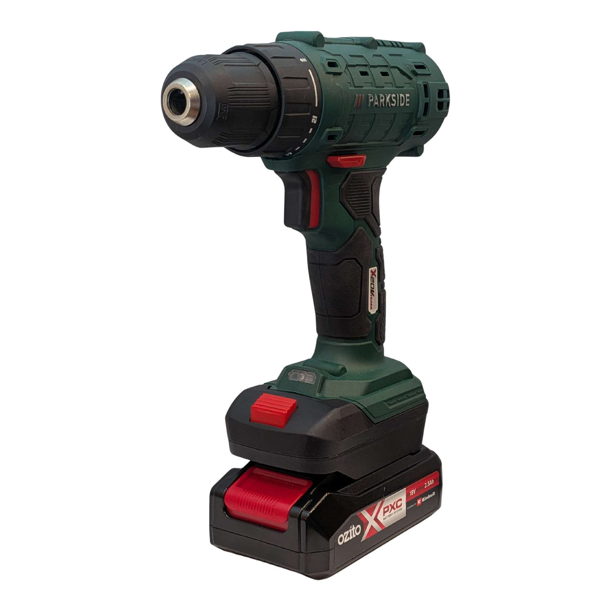 Ozito 18V PXC auf Parkside X20V Akkuadapter