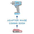 Porter Cable 20V auf Mastercraft 20V (PWRPOD / Blau) Akkuadapter