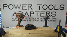 Laden und Abspielen von Videos im Galerie-Viewer, RIDGID 18V auf Makita 18V Batterieadapter (ABS)
