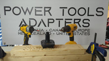 Laden und Abspielen von Videos im Galerie-Viewer, DeWalt 20V auf DeWalt 18V Batterieadapter
