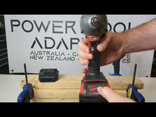 Laden und Abspielen von Videos im Galerie-Viewer, Milwaukee 18V auf Mastercraft 20V (Blau) Batterieadapter
