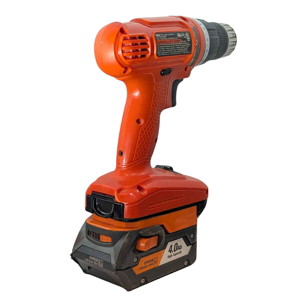 RIDGID 18V auf Black and Decker 18V Ni-Cd Akkuadapter