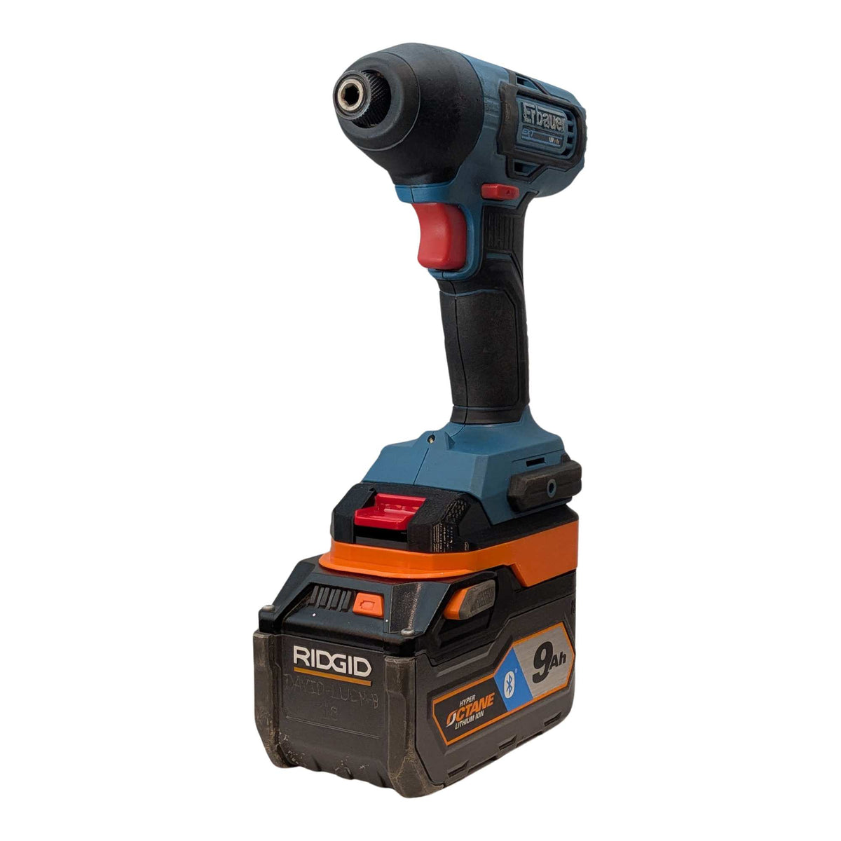 RIDGID 18V auf Erbauer 18V EXT Akkuadapter