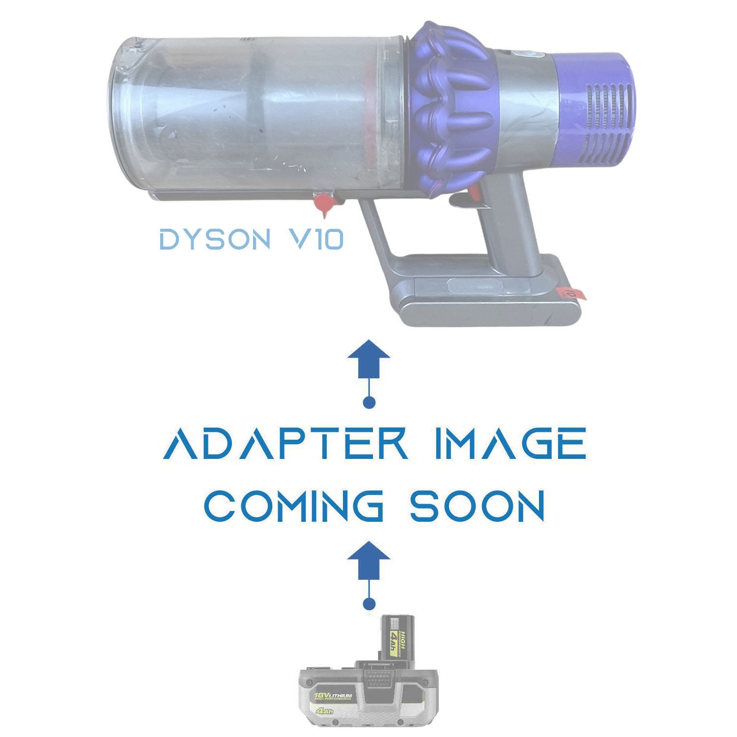 Ryobi 18V ONE+ auf Dyson V10 Akkuadapter