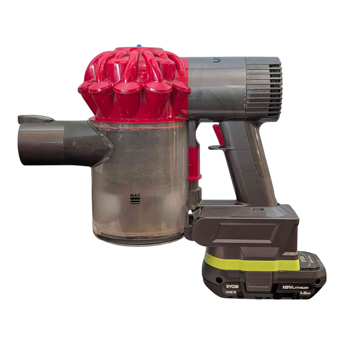 Ryobi 18V ONE+ auf Dyson V6 Akkuadapter