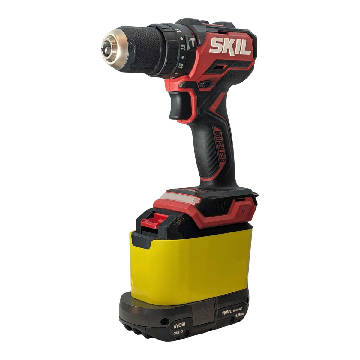 Ryobi 18V ONE+ auf SKIL 20V PWR CORE Akkuadapter