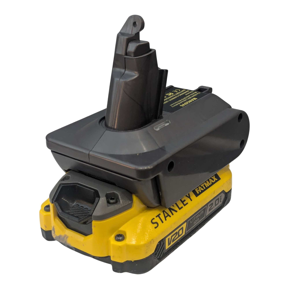 Stanley FATMAX V20 auf Dyson V6 Akkuadapter