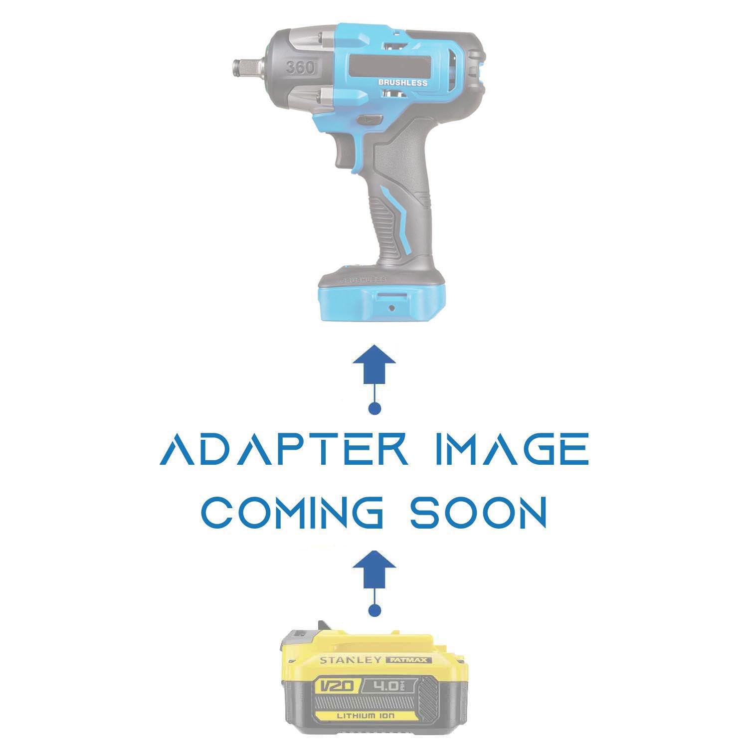 Stanley V20 auf Mastercraft 20V (PWRPOD / Blau) Akkuadapter
